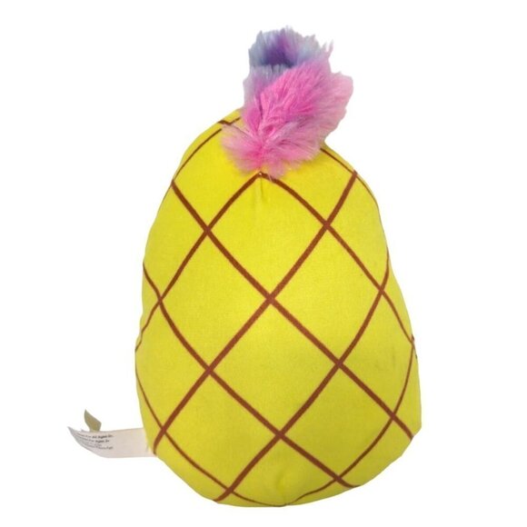 Toy Factory Yellow Pineapple Rainbow Mohawk Plush 8.5" - Picture 2 of 5